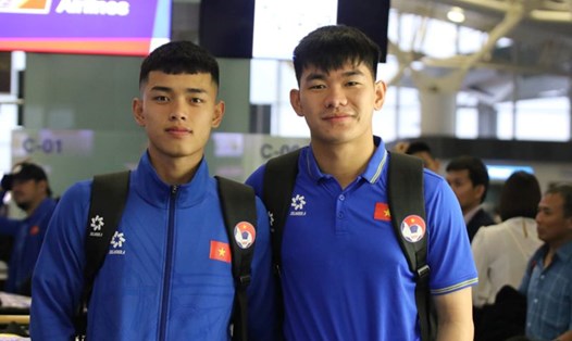 U23 Việt Nam lên đường sang Qatar chuẩn bị dự giải U23 châu Á 2024. Ảnh: VFF