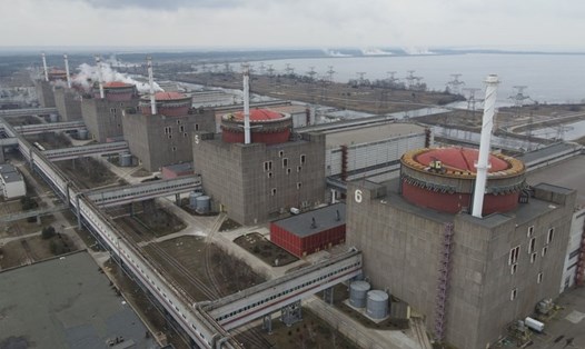 Nhà máy hạt nhân Zaporizhzhia. Ảnh: Sputnik