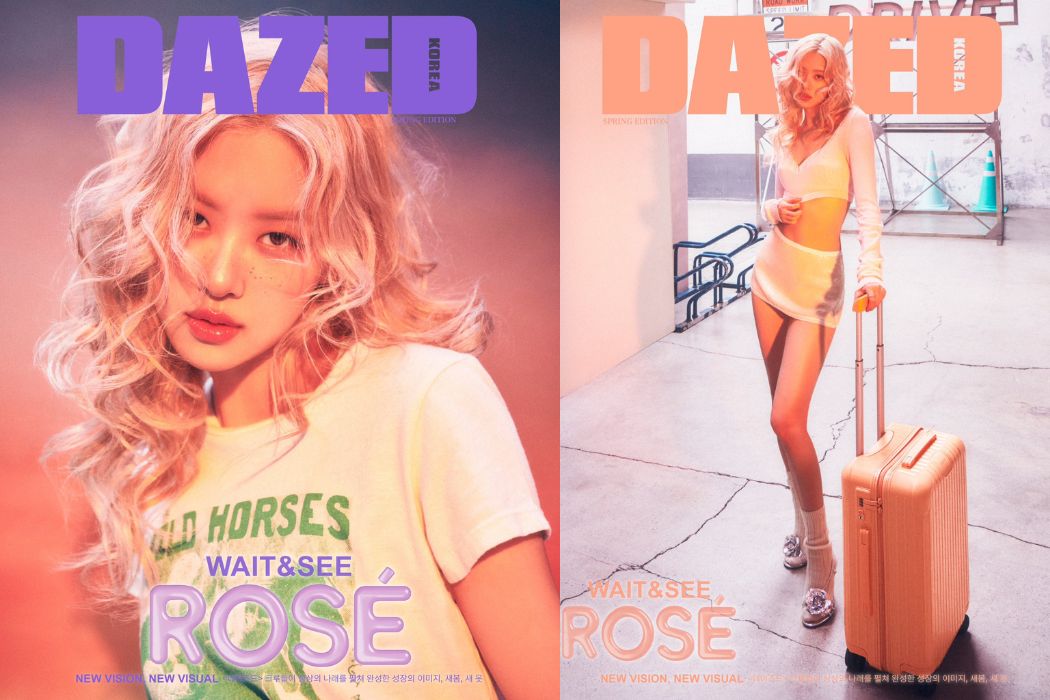 Rosé Blackpink trên trang bìa Dazed Korea. Ảnh: Dazed