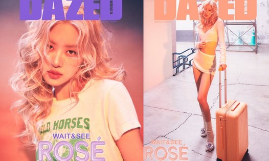 Rosé Blackpink trên trang bìa Dazed Korea. Ảnh: Dazed