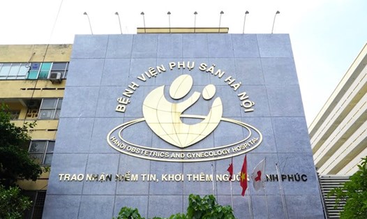 Sản phụ mang thai 3 tự nhiên sinh con thành công tại Bệnh viện Phụ sản Hà Nội. Ảnh: BVCC