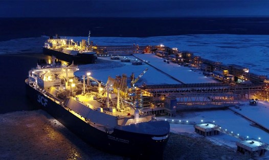 Dự án LNG 2 Bắc Cực ở Nga. Ảnh: Novatek