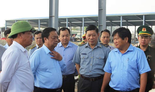 Bộ trưởng Bộ NNPTNT Lê Minh Hoan cùng Đoàn công tác làm việc với UBND tỉnh Bình Định.