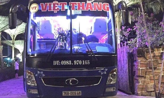 Nhà xe Việt Thắng ở Quảng Ngãi vi phạm tốc độ hàng nghìn lần. Ảnh: Việt Thắng