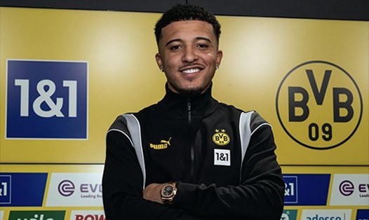 Jadon Sancho gây ấn tượng kể từ khi trở lại Dortmund.  Ảnh: Borussia Dortmund