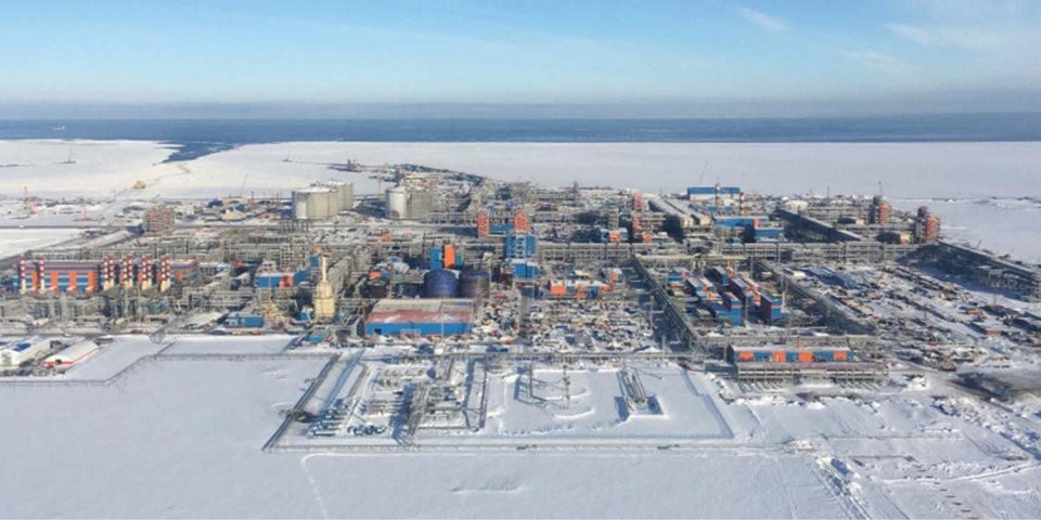 Dự án Arctic LNG-2 của Nga ở Bắc Cực. Ảnh: Arctic LNG-2