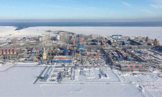 Dự án Arctic LNG-2 của Nga ở Bắc Cực. Ảnh: Arctic LNG-2
