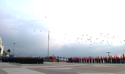 Khánh Hòa sẽ tổ chức lễ chào cờ tháng 5 và phát động tháng Công nhân tại Quảng trường 2.4. Ảnh: Phương Linh