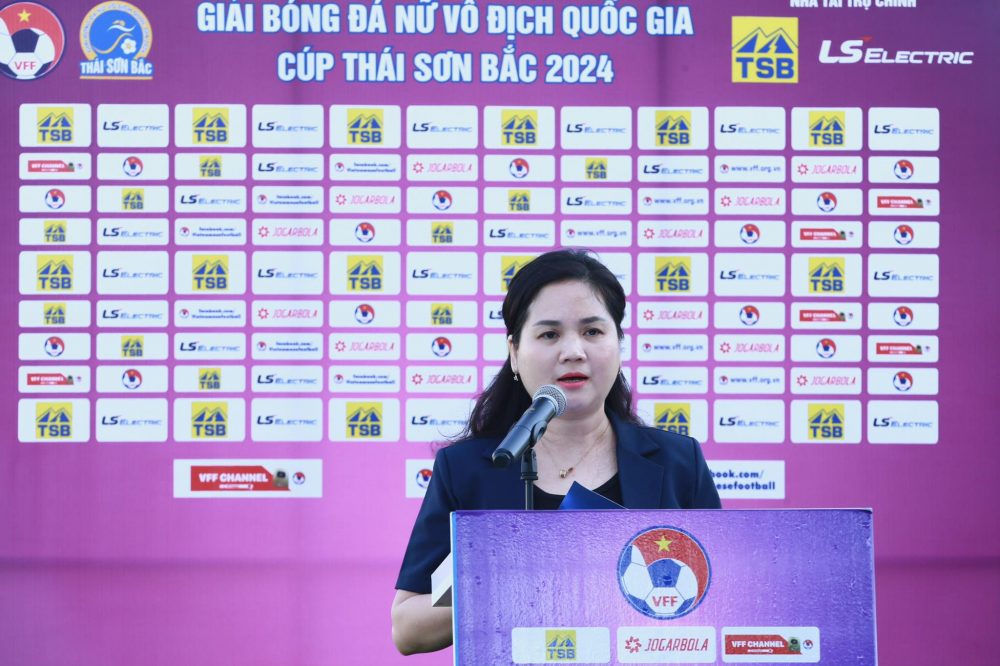 Bà Nguyễn Thanh Hà – Phó Tổng Thư kí VFF. Ảnh: VFF