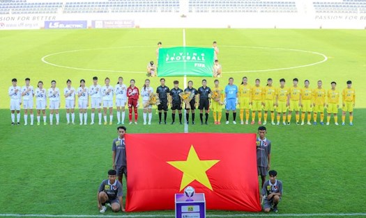 Giải bóng đá nữ vô địch quốc gia - Cúp Thái Sơn Bắc 2024 chính thức khai mạc. Ảnh: VFF