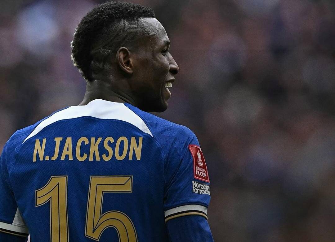 Nicolas Jackson lập hat-trick trong trận lượt đi trước Tottenham.  Ảnh: CFC