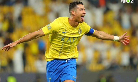 Ronaldo toả sáng giúp Al-Nassr thắng kịch tính 3-2. Ảnh: VieON
