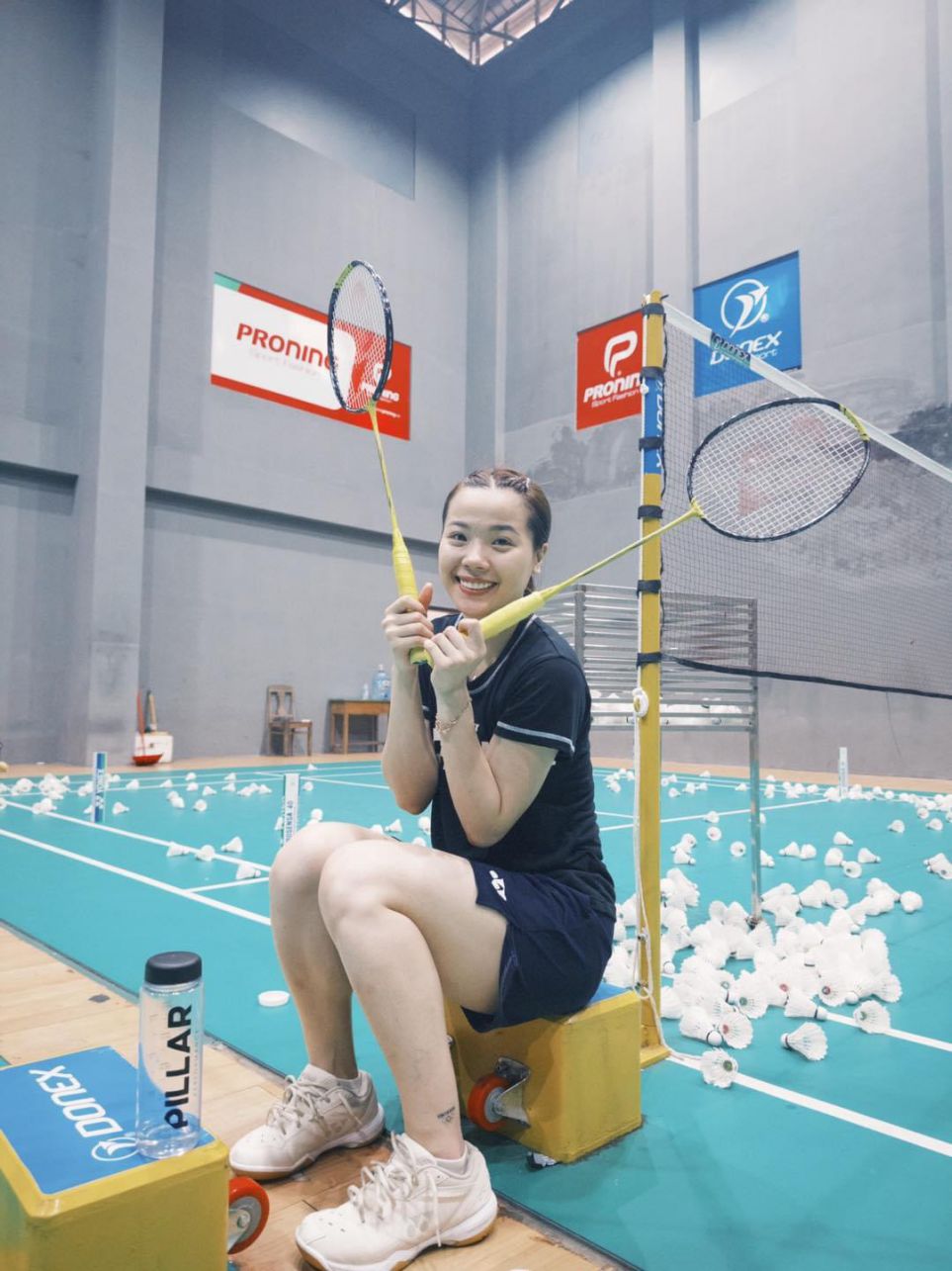 Tay vợt Nguyễn Thùy Linh. Ảnh: Nhân vật cung cấp