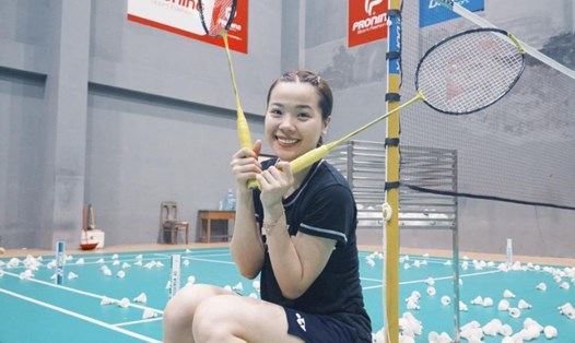 Tay vợt Nguyễn Thùy Linh. Ảnh: Nhân vật cung cấp