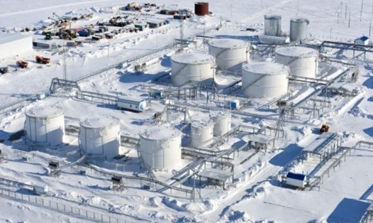 Dự án Artic LNG 2 của Nga ở Bắc Cực. Ảnh: Novatek