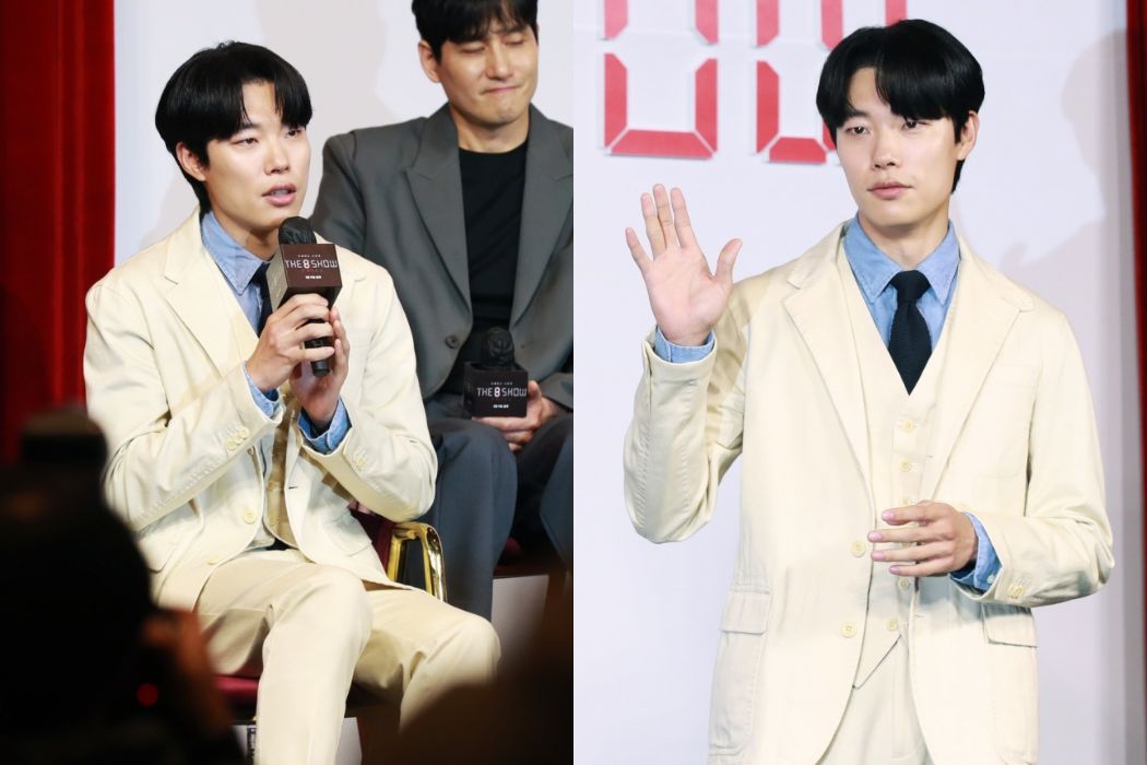 Ryu Jun Yeol trong họp báo. Ảnh: Naver