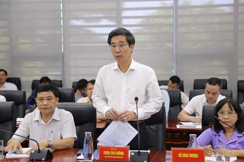Phó Chủ tịch UBND TP.Đà Nẵng Trần Chí Cường phát biểu