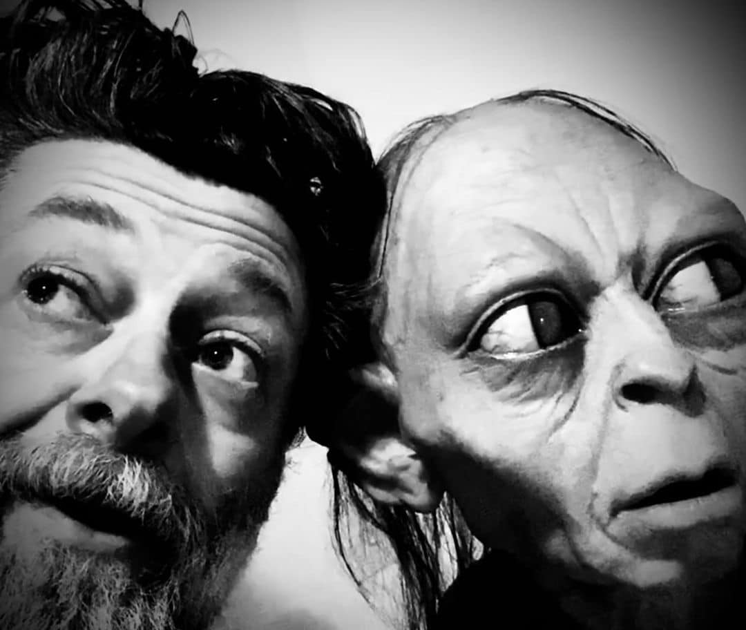 Andy Serkis trở lại với vai diễn biểu tượng từng làm nên tên tuổi anh: Gollum trong "Chúa tể những chiếc nhẫn". Ảnh: FBNV 