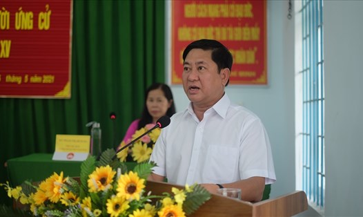 Chủ tịch UBND tỉnh Ninh Thuận Trần Quốc Nam. Ảnh: Nhiệt Băng