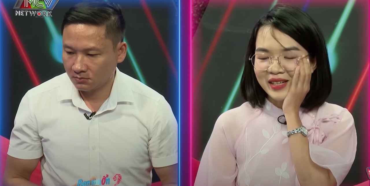 Cặp đôi tại chương trình "Bạn muốn hẹn hò". Ảnh: NSX.