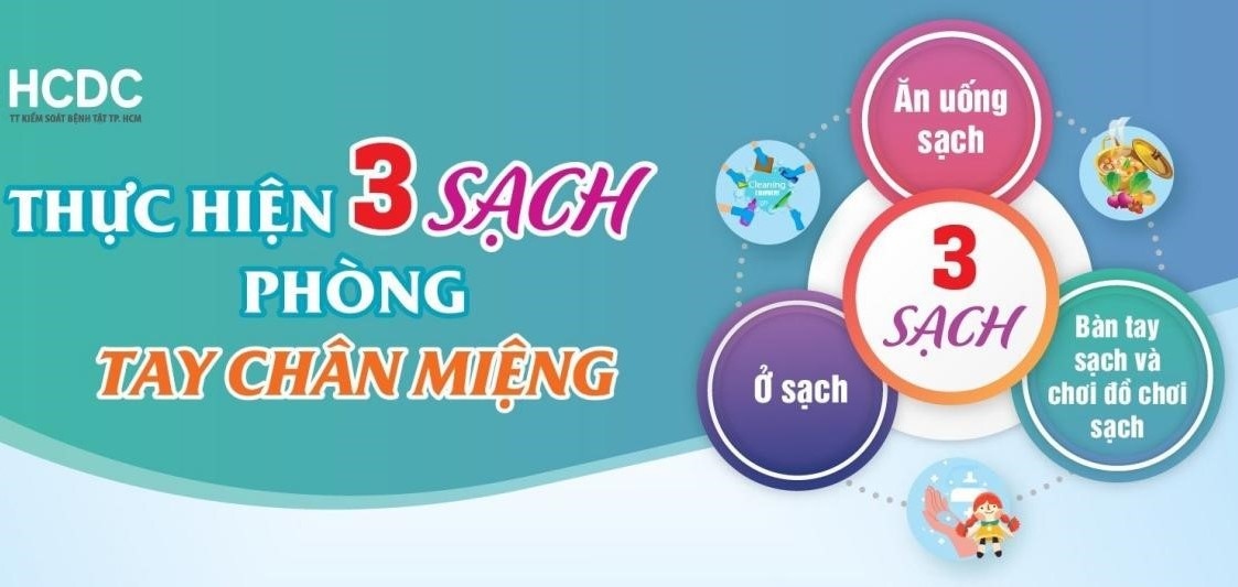 3 biện pháp phòng bệnh tay chân miệng. Ảnh HCDC