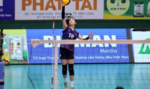 Ngày 12.5 diễn ra 3 trận đấu tại vòng bảng giải bóng chuyền nữ quốc tế cúp VTV9 - Bình Điền 2024. Ảnh: Duy Nam