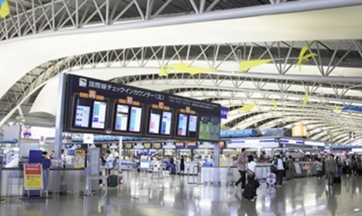 Sân bay quốc tế Kansai nằm trong top 5 sân bay lớn nhất của Nhật Bản. Ảnh: KIX