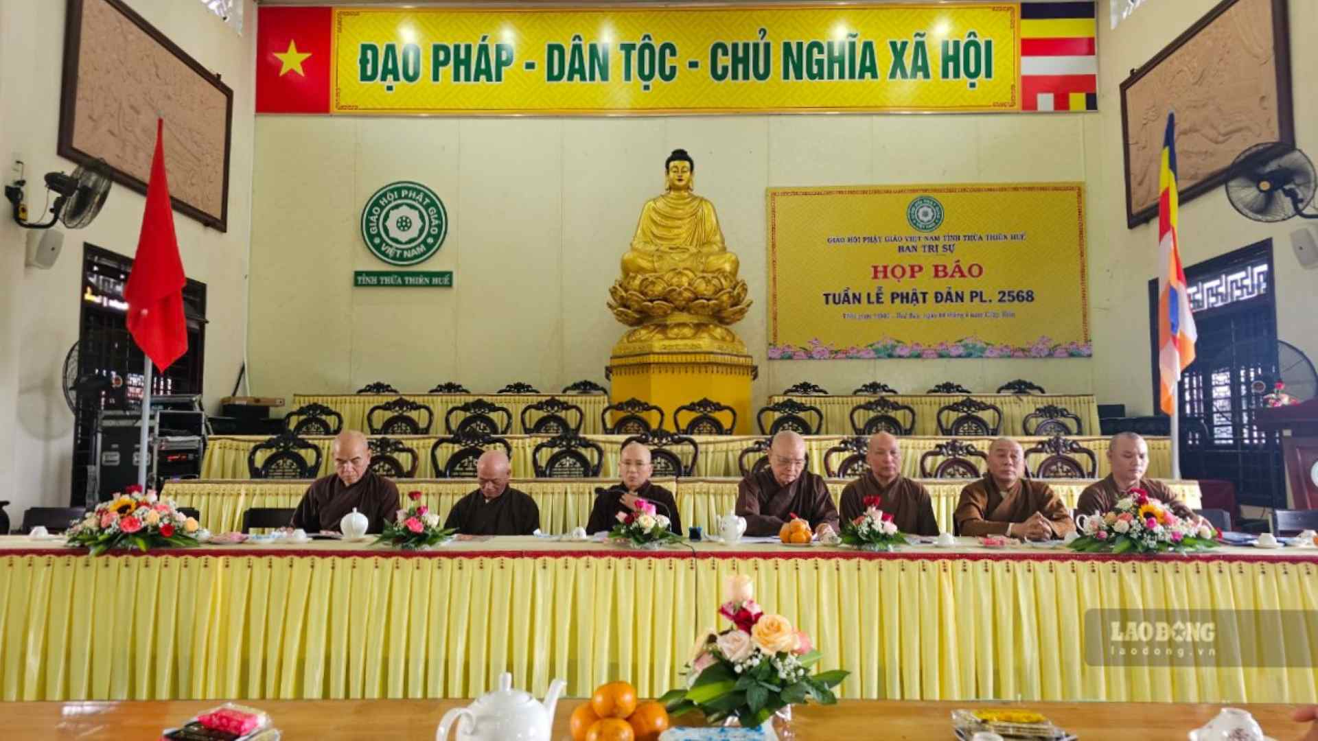 Giáo hội Phật giáo Việt Nam tỉnh Thừa Thiên Huế tổ chức họp báo, chuẩn bị cho Tuần lễ Phật đản - PL 2568.