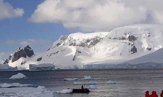 Trữ lượng dầu khí khổng lồ được Nga phát hiện tại lãnh thổ Anh ở Nam Cực. Ảnh: Government of the British Antarctic Territory