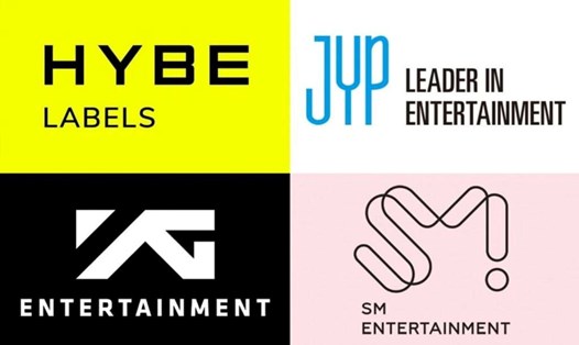 4 công ty giải trí hàng đầu Hàn Quốc. Ảnh: Naver