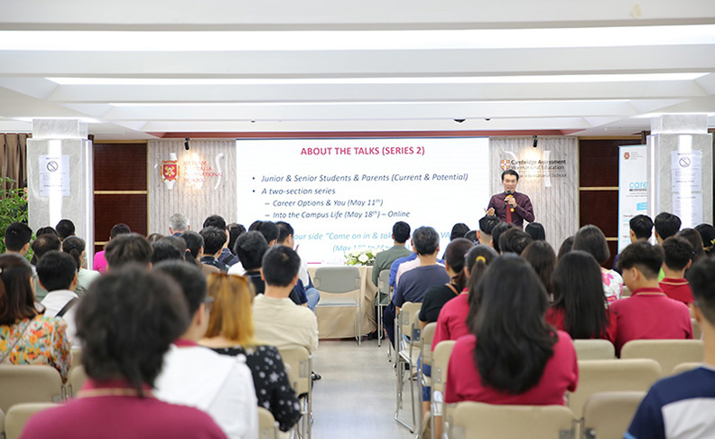  Hội thảo Career Talk cho phụ huynh và học sinh lớp 9-12 tại VAS. Ảnh: DN cung cấp