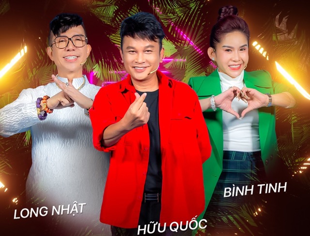 Đội Hữu Quốc đánh bại đội Bình Tinh, Long Nhật ở "Đấu trường ngôi sao". Ảnh: NSX.