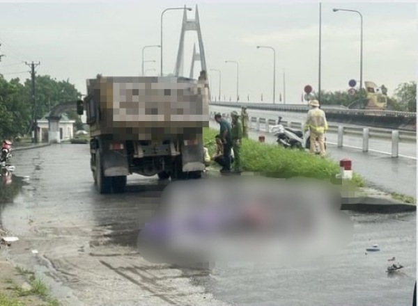 Hiện trường vụ tai nạn. Ảnh: Người dân cung cấp