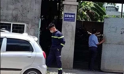 Vụ tai nạn lao động xảy ra tại Chi nhánh 1 Công ty TNHH Thông Thái Phát. Ảnh: CTV