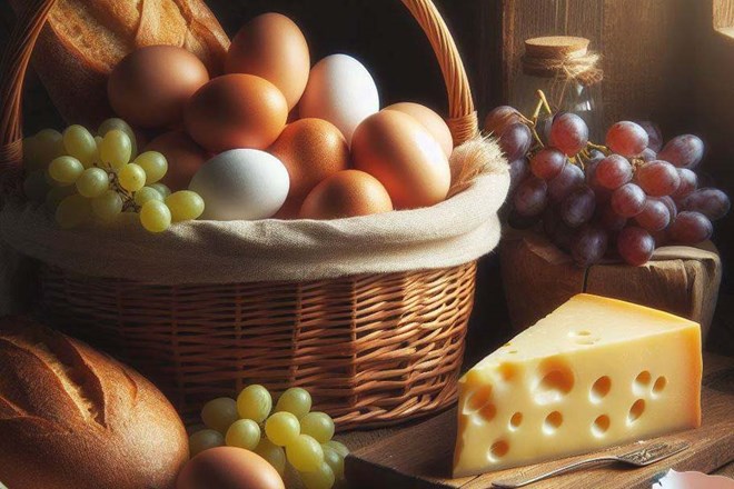 So sánh nguồn cung cấp protein từ trứng và phô mai
