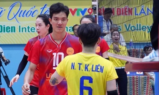 LPB Ninh Bình chắc suất vào bán kết tại bảng B giải bóng chuyền nữ quốc tế cúp VTV9 - Bình Điền 2024. Ảnh: Nguyễn Đăng
