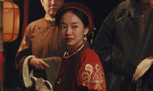 Hoàng Hà đóng trong phim “Kẻ ăn hồn”. Ảnh: Đoàn phim cung cấp