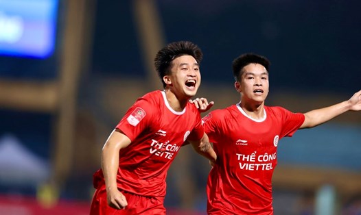 Thể Công Viettel cầm hòa 1-1 trước Bình Định ở vòng 18 V.League 2023-2024. Ảnh: Minh Dân