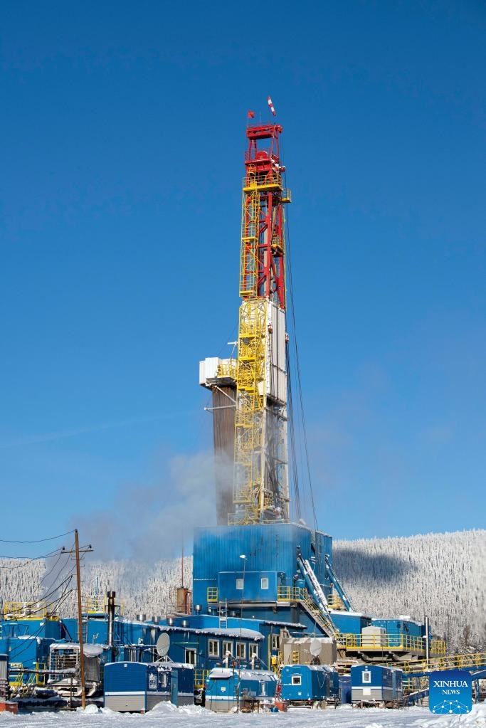 Mỏ khí đốt ở Irkutsk, Nga được kết nối với đường ống dẫn khí Sức mạnh Siberia để đưa khí đốt sang Trung Quốc. Ảnh: Xinhua