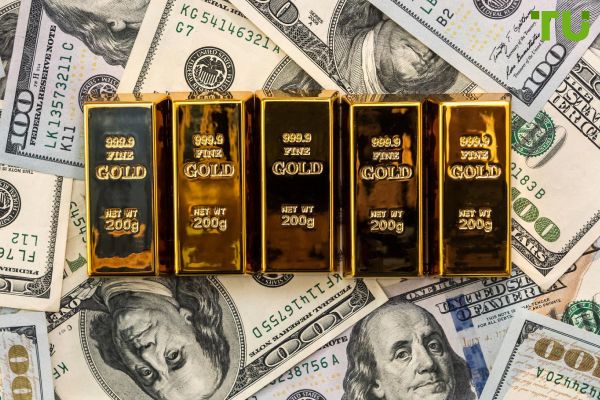 Giá vàng và USD tăng mạnh trong thời gian gần đây. Ảnh chụp màn hình