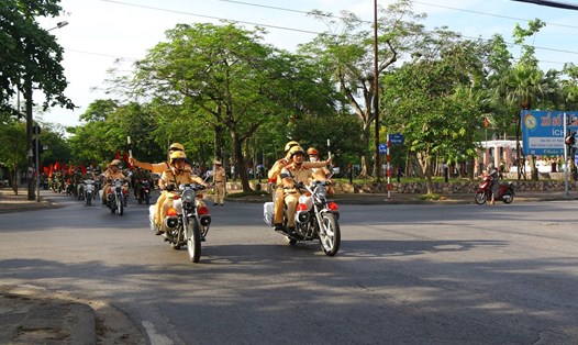 Lực lượng trật tự cơ sở góp phần hỗ trợ tích cực lực lượng công an. Ảnh: Công an tỉnh Nam Định