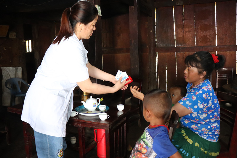 Các bệnh nhân bị tiêu chảy tại Bảo Lâm, Cao Bằng trải khắp các lứa tuổi. Ảnh: Đơn vị cung cấp.