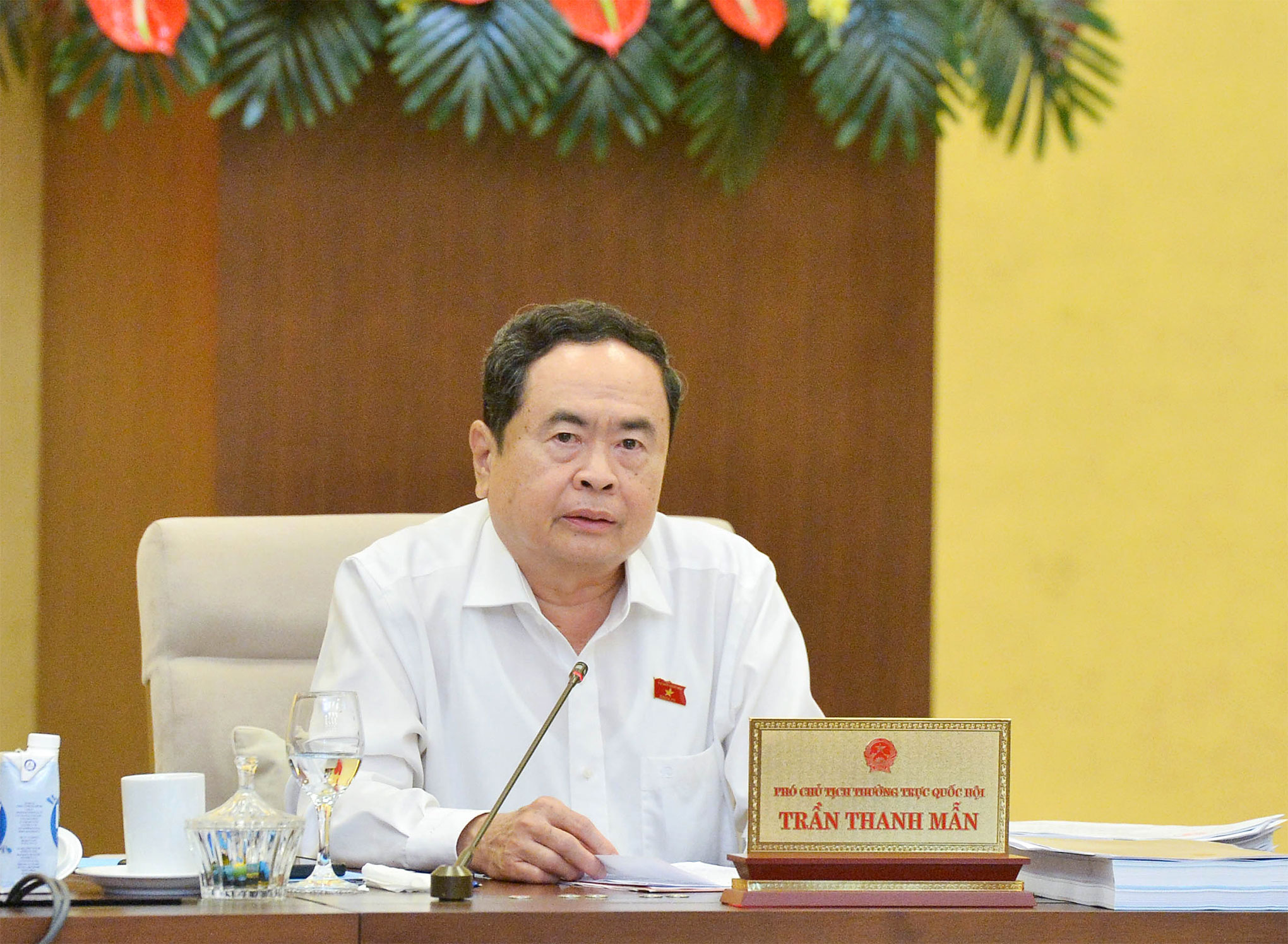 Ủy viên Bộ Chính trị, Phó Chủ tịch Thường trực Quốc hội Trần Thanh Mẫn. Ảnh: Quochoi.vn.