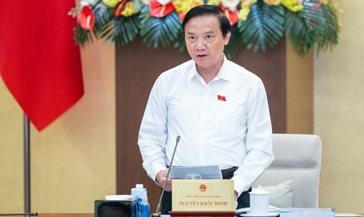 Phó Chủ tịch Quốc hội Nguyễn Khắc Định. Ảnh: Quochoi.vn