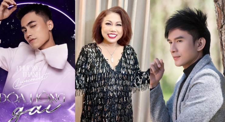 Siu Black, Đan Trường, Mono hộ ngộ trong show Phương Thanh. Ảnh: NSCC