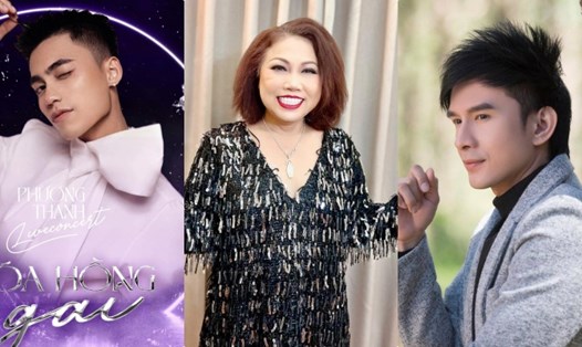 Siu Black, Đan Trường, Mono hộ ngộ trong show Phương Thanh. Ảnh: NSCC