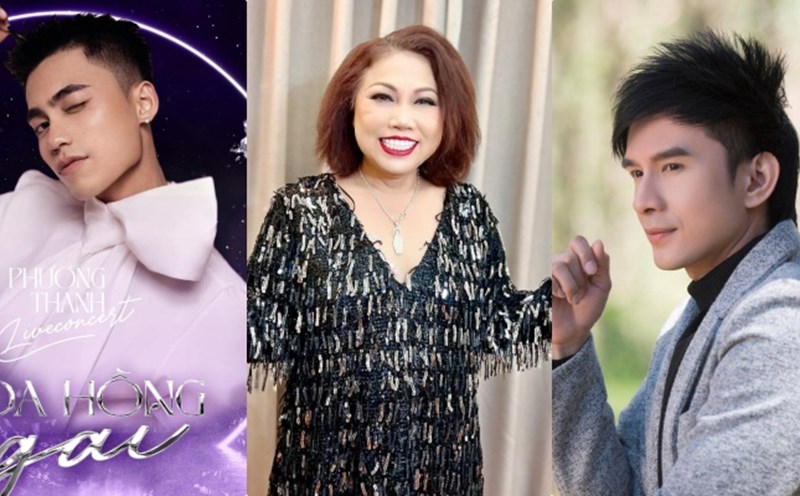 Siu Black, Đan Trường, Mono hộ ngộ trong show Phương Thanh. Ảnh: NSCC