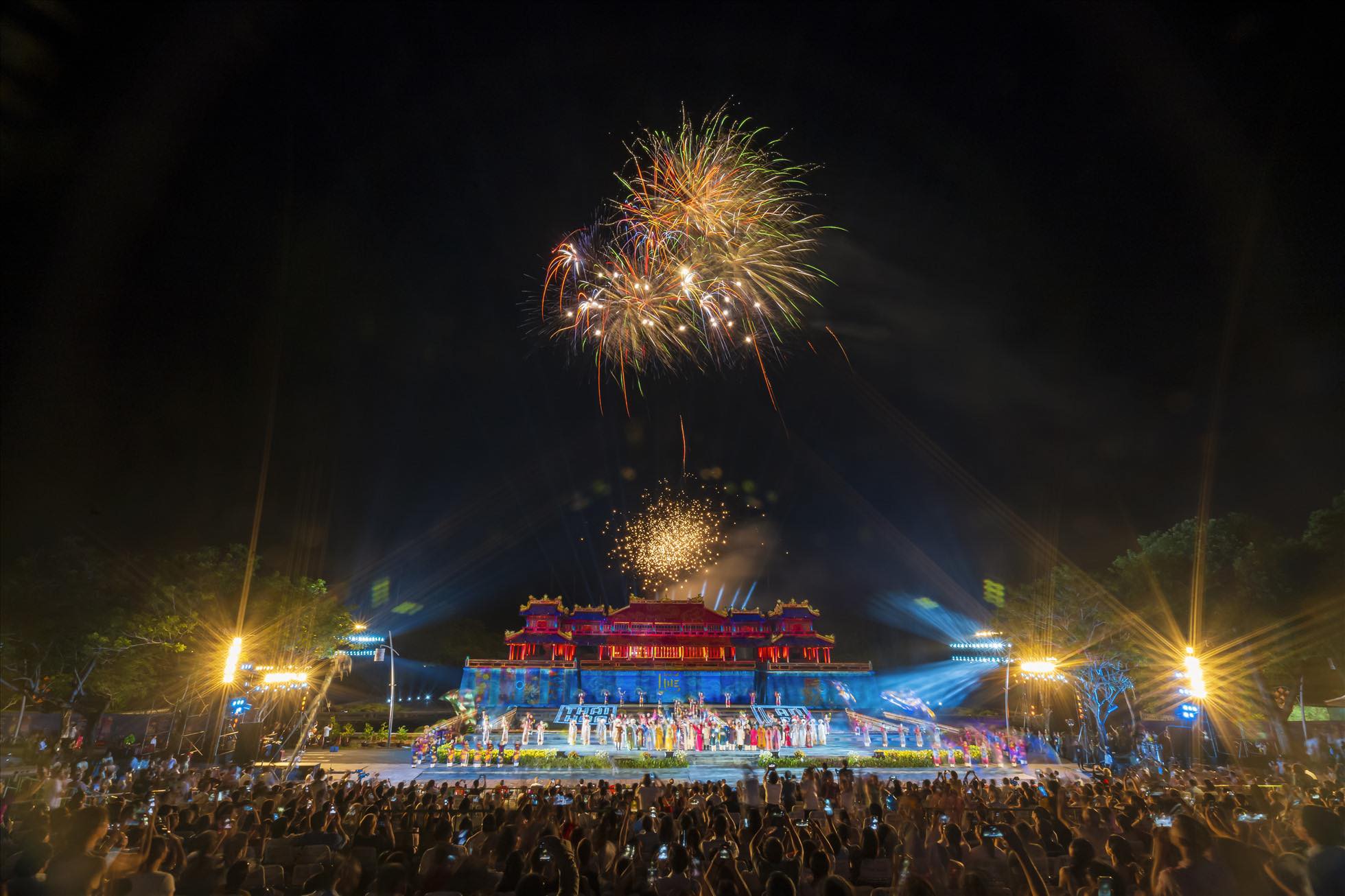 Festival Huế năm nay sẽ lần đầu tiên được tổ chức tại Điện Kiến Trung. Ảnh: Phúc Đạt (LĐO)