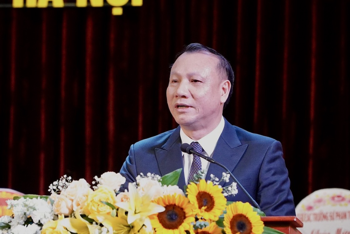 PGS.TS Nguyễn Đức Sơn - Hiệu trưởng Trường Đại học Sư phạm Hà Nội nhiệm kỳ 2020 - 2025.   