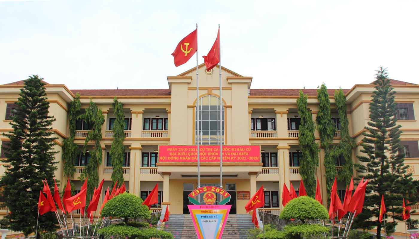 Trụ sở UBND huyện Tiên Du. Ảnh: Cổng TTĐT BN